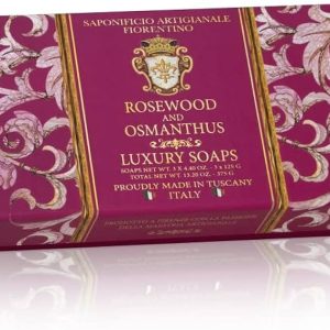 Cofanetto 3 Saponi Legno di Rosa e Osmanthus Saponificio Artigianale Fiorentino