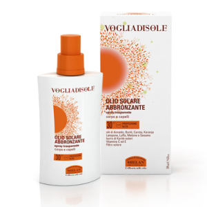 Voglia di Sole Olio Solare Abbronzante Spray SPF 30 di Helan