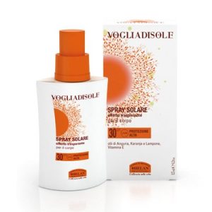 Voglia di Sole Spray Solare effetto trasparente Spf30 di Helan
