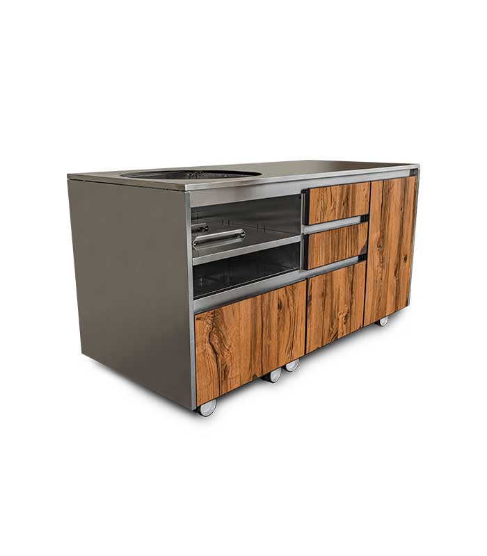 Kamado Kitchen – Carrello per barbecue BBQ Grill