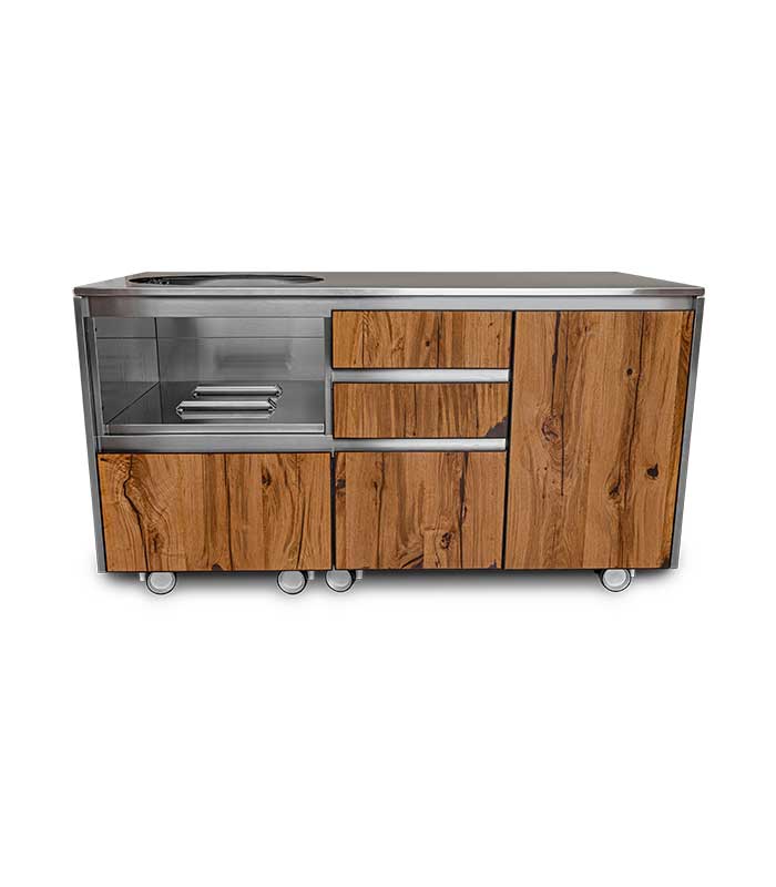 Kamado Kitchen – Carrello per barbecue BBQ Grill - immagine 2