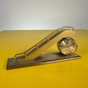 orologio da tavolo vintage orbiter gadget pubblicitario fiam