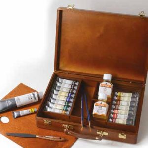 Cassetta colori ad olio Maimeri Artisti 20ml e accessori