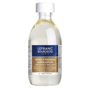 Lefranc Bourgeois – Vernice per quadri anti UV sopraffina lucida – flacone da 250ml