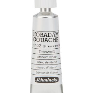 Colore a tempera Schmincke GOUACHE HORADAM da 15ml – TITANIUM WHITE – 102 – s.1