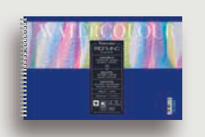 ALBUM FABRIANO WATERCOLOR SPIRALATI CON FF. MICROPERFORATI – 300GR – 12 FOGLI – GRANA FINE – MIS.13,5x21cm