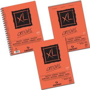 Blocco Canson XL croquis 29,7×42 A3 Spirale lato corto
